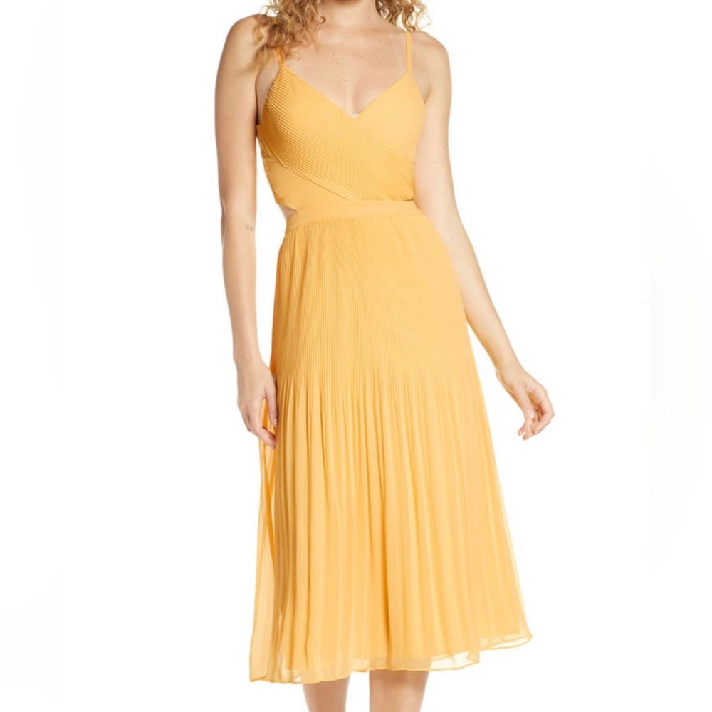 Ali & jay yellow dress